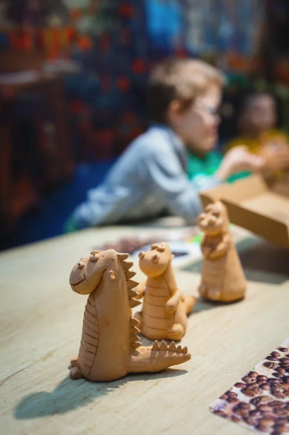 Лепка из природной глины для детей 4–6 лет